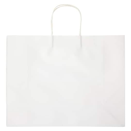 24 Pack: White Paper Gift Bag by Celebrate It
